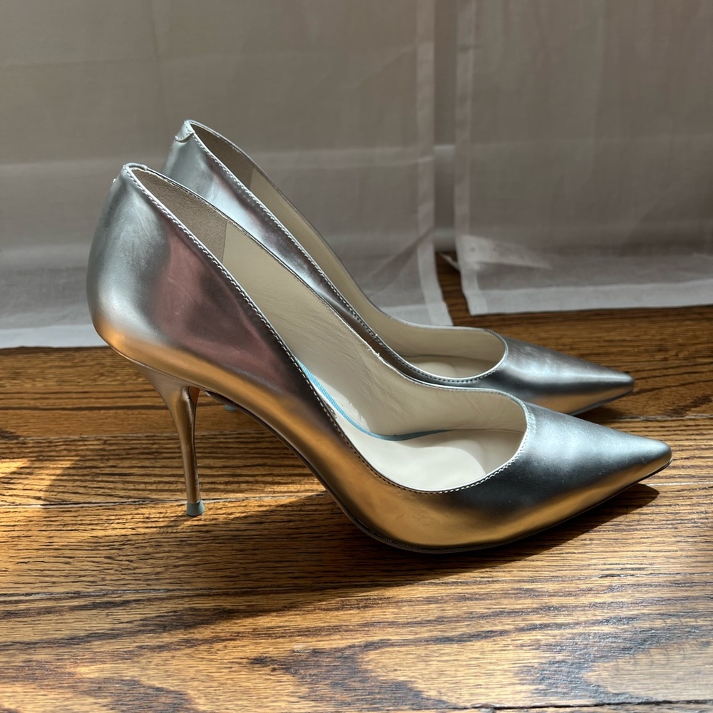 Sophia Webster Lola mirrored leather pumps